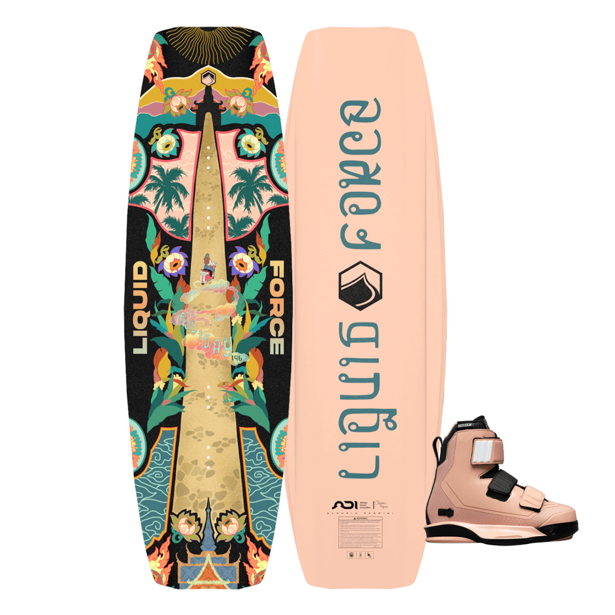 2026 LF HOLIDAY + HOOK 6X CABLE PARK WAKEBOARD SET WOMEN