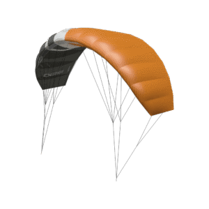 Crosskites Boarder 2.5m trainer kite treeninglohe kahe liiniga oranz kvaliteetne