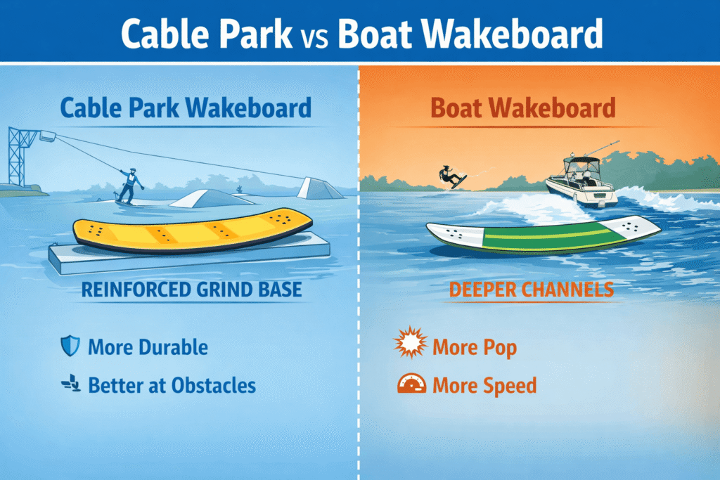 Kaablipargi ja paadi veelaua erinevused