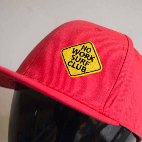 No Work cap roosa pink logo