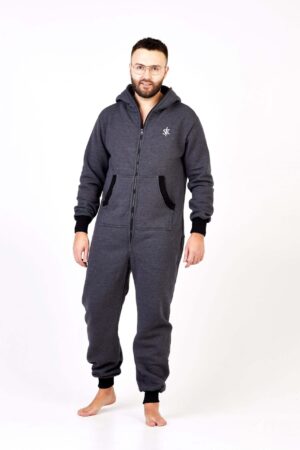SOFA KILLER DARK GREY ONESIE WITH A BACK ZIPPER UNISEX